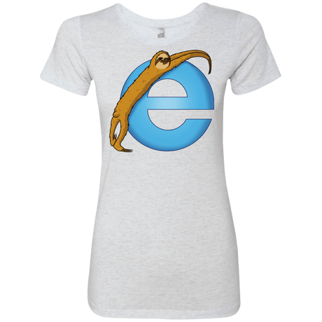 T-Shirts Heather White / S Slownet Women's Triblend T-Shirt