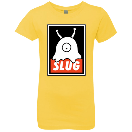 T-Shirts Vibrant Yellow / YXS Slug Girls Premium T-Shirt