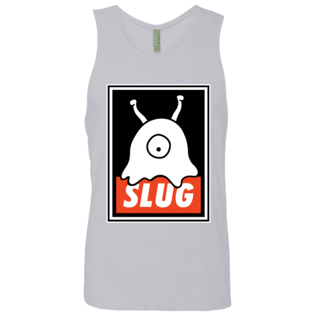 T-Shirts Heather Grey / Small Slug Men's Premium Tank Top