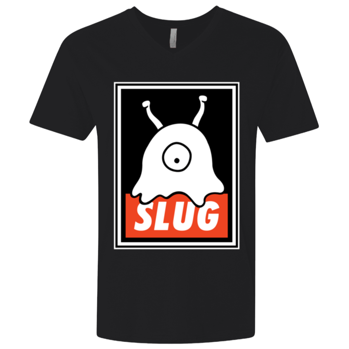 T-Shirts Black / X-Small Slug Men's Premium V-Neck
