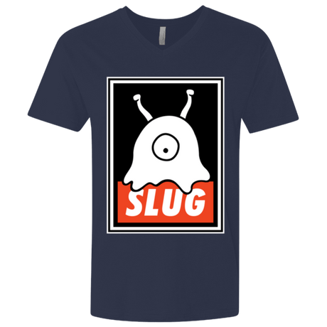 T-Shirts Midnight Navy / X-Small Slug Men's Premium V-Neck