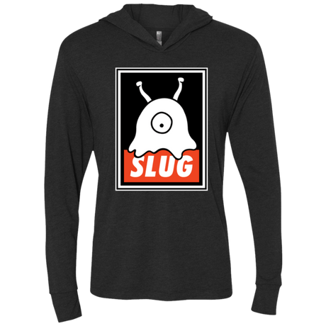 T-Shirts Vintage Black / X-Small Slug Triblend Long Sleeve Hoodie Tee
