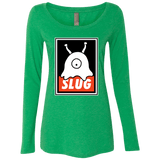 T-Shirts Envy / Small Slug Women's Triblend Long Sleeve Shirt