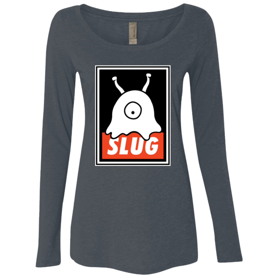 T-Shirts Vintage Navy / Small Slug Women's Triblend Long Sleeve Shirt