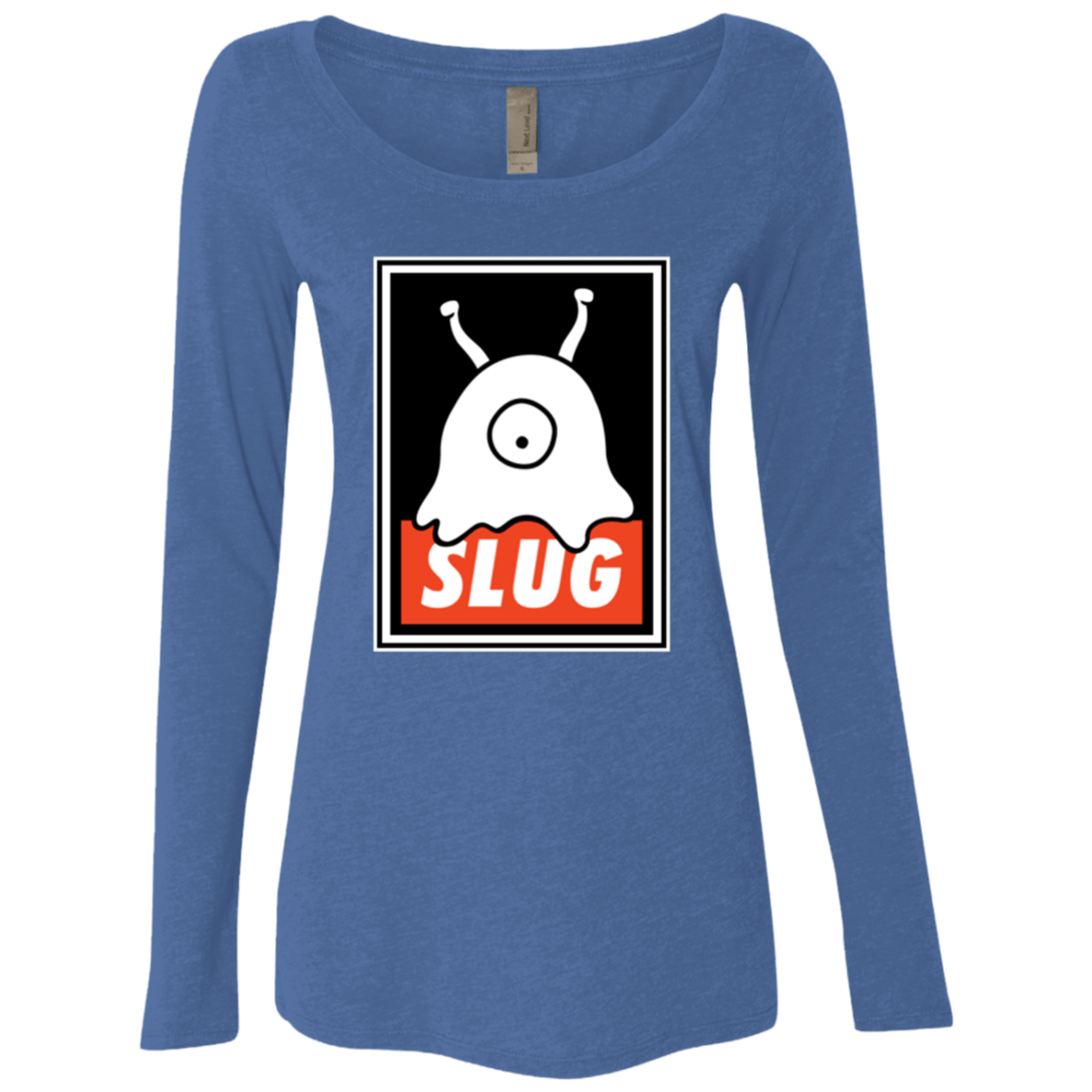 T-Shirts Vintage Royal / Small Slug Women's Triblend Long Sleeve Shirt