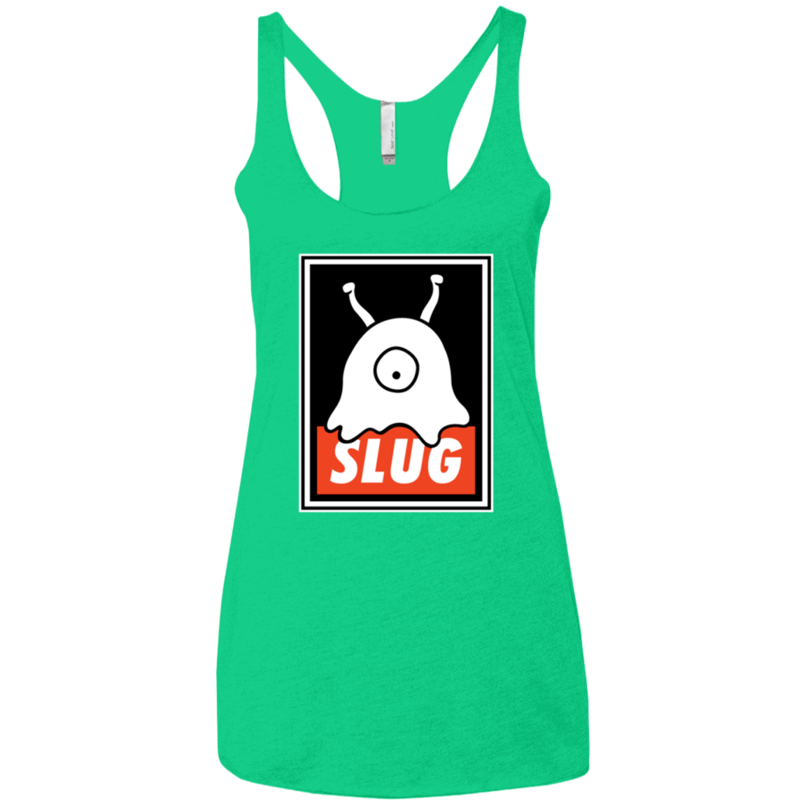 T-Shirts Envy / X-Small Slug Women's Triblend Racerback Tank