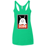 T-Shirts Envy / X-Small Slug Women's Triblend Racerback Tank