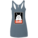 T-Shirts Indigo / X-Small Slug Women's Triblend Racerback Tank