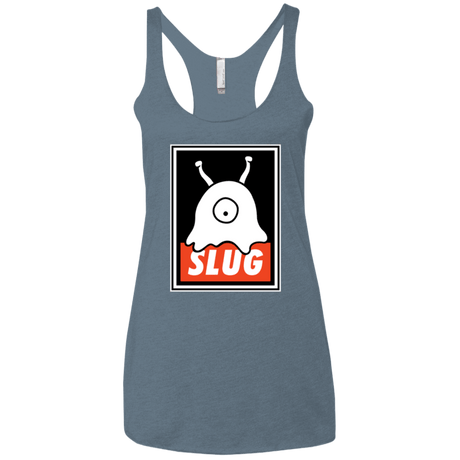 T-Shirts Indigo / X-Small Slug Women's Triblend Racerback Tank