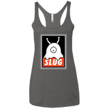 T-Shirts Premium Heather / X-Small Slug Women's Triblend Racerback Tank