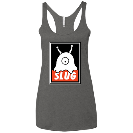 T-Shirts Premium Heather / X-Small Slug Women's Triblend Racerback Tank