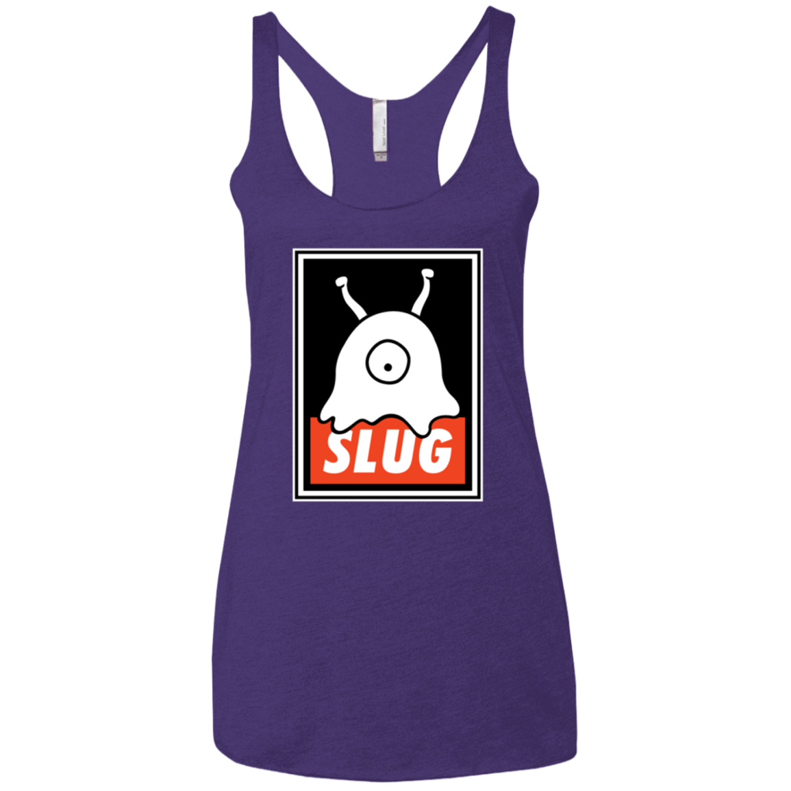 T-Shirts Purple / X-Small Slug Women's Triblend Racerback Tank