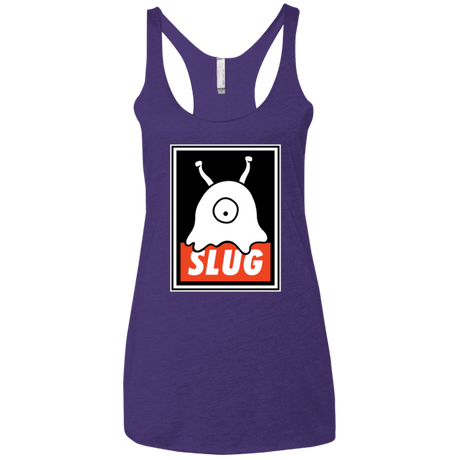 T-Shirts Purple / X-Small Slug Women's Triblend Racerback Tank