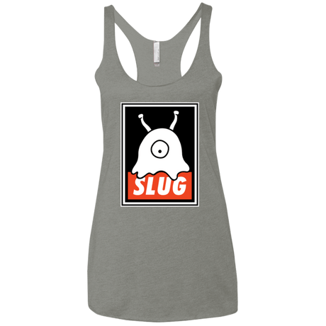T-Shirts Venetian Grey / X-Small Slug Women's Triblend Racerback Tank
