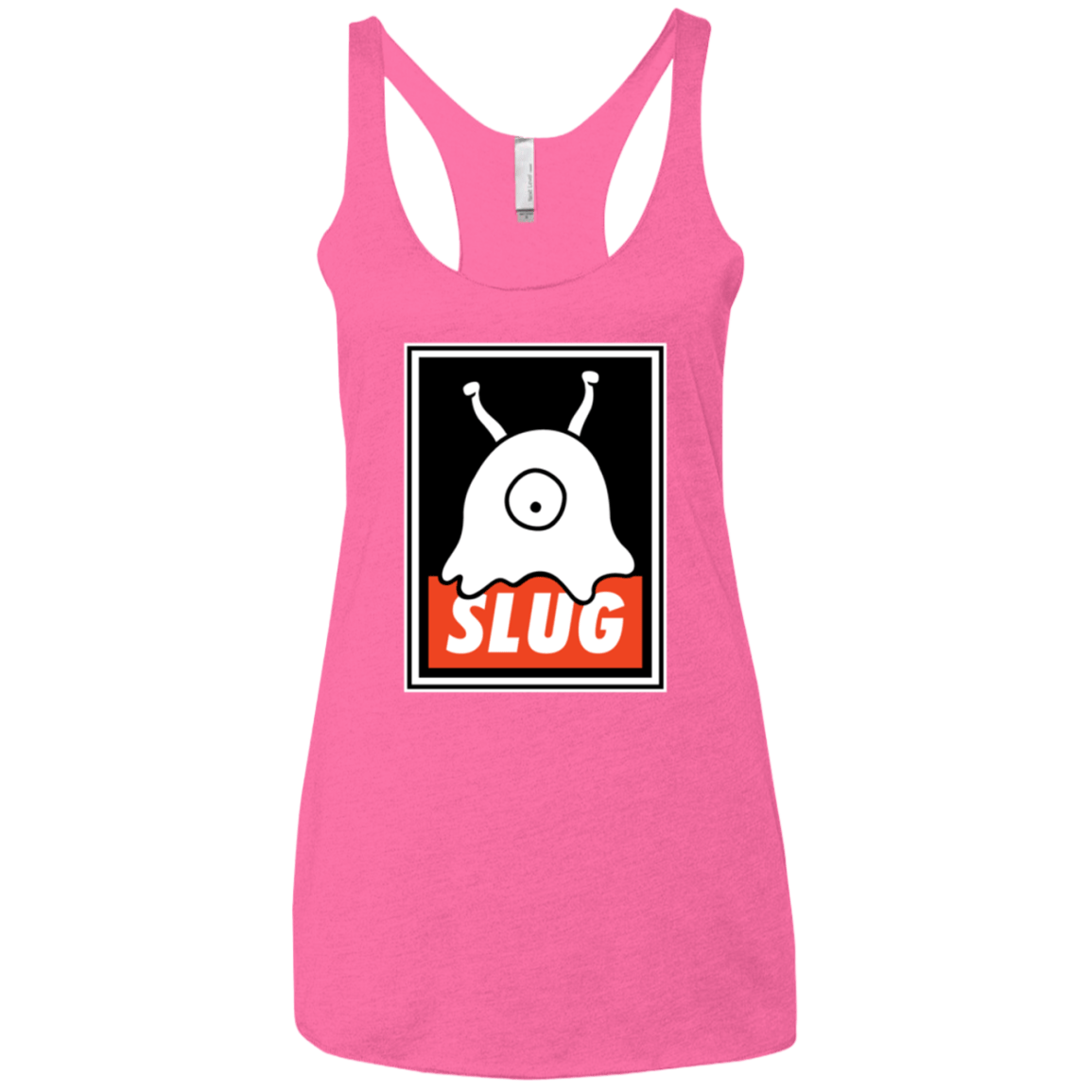 T-Shirts Vintage Pink / X-Small Slug Women's Triblend Racerback Tank