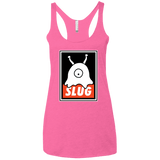 T-Shirts Vintage Pink / X-Small Slug Women's Triblend Racerback Tank