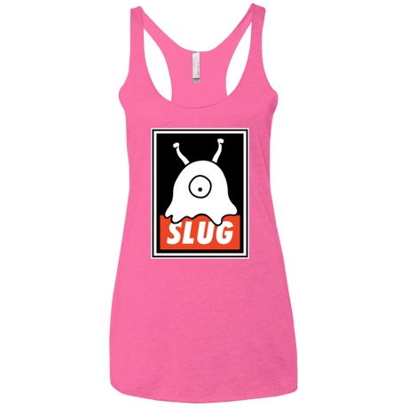 T-Shirts Vintage Pink / X-Small Slug Women's Triblend Racerback Tank