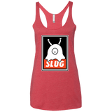 T-Shirts Vintage Red / X-Small Slug Women's Triblend Racerback Tank