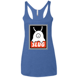 T-Shirts Vintage Royal / X-Small Slug Women's Triblend Racerback Tank