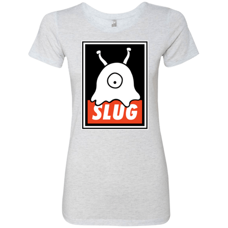 T-Shirts Heather White / Small Slug Women's Triblend T-Shirt