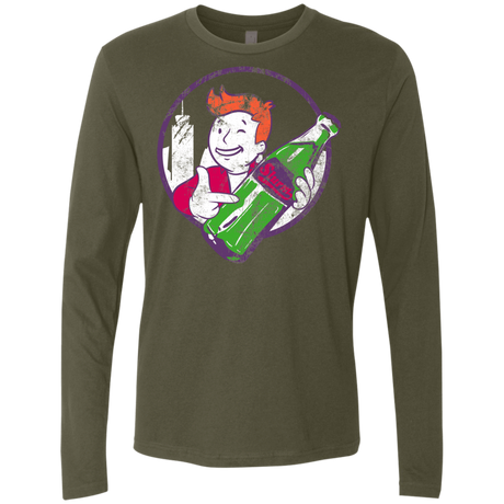 T-Shirts Military Green / Small Slurm Cola Men's Premium Long Sleeve