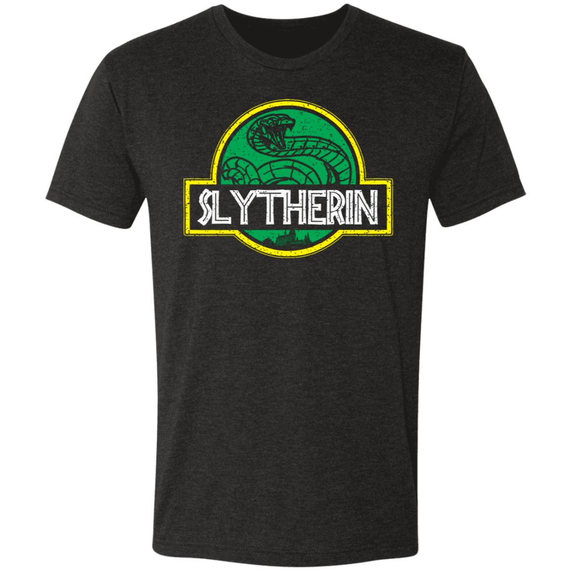 T-Shirts Vintage Black / S Slytherin Men's Triblend T-Shirt