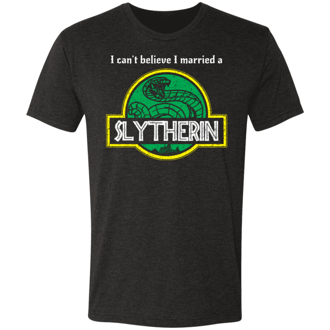 T-Shirts Vintage Black / S Slytherin Men's Triblend T-Shirt