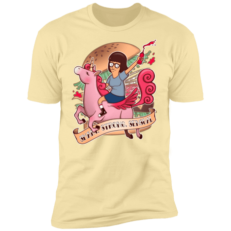 T-Shirts Banana Cream / S Smart Strong Sensual Men's Premium T-Shirt