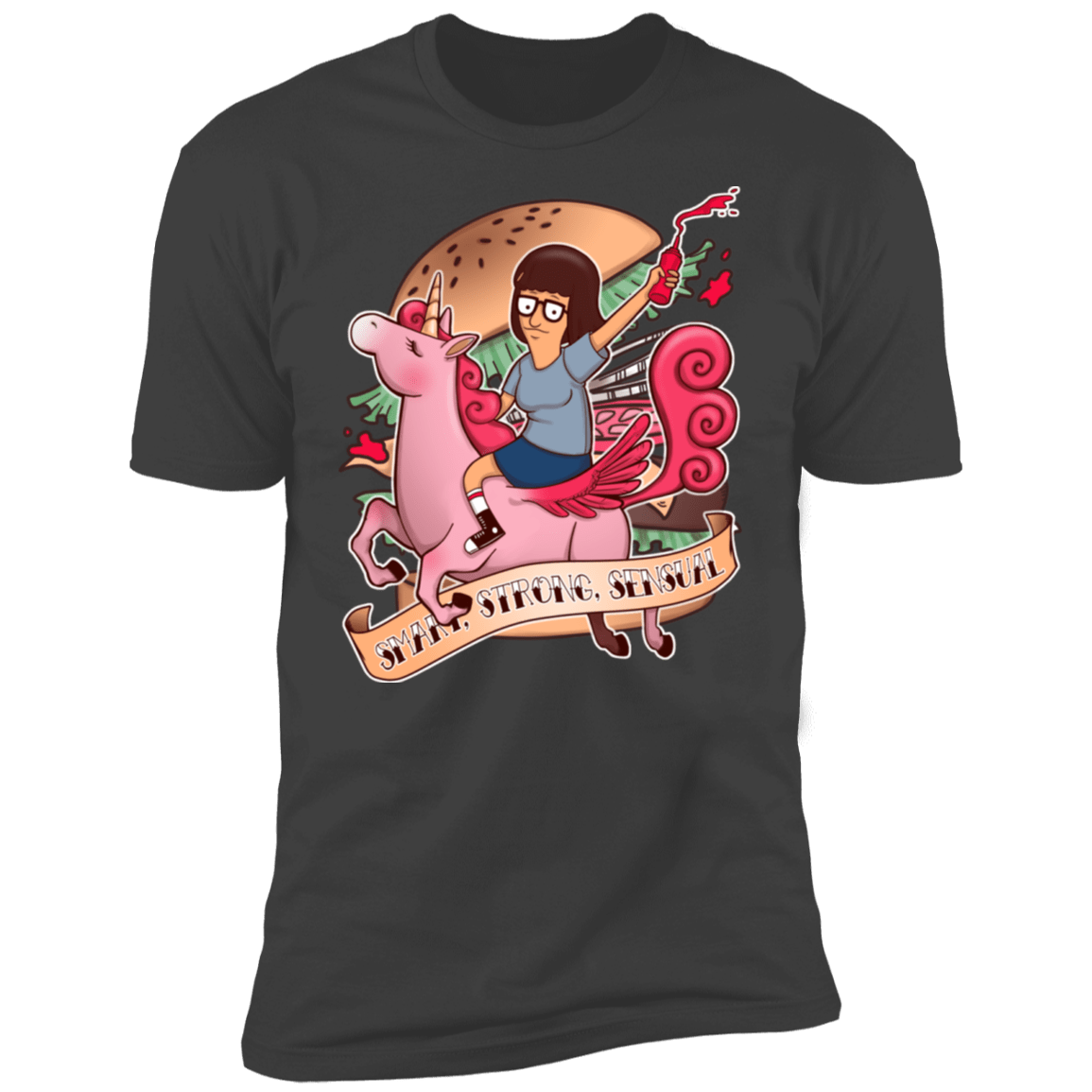 T-Shirts Heavy Metal / S Smart Strong Sensual Men's Premium T-Shirt