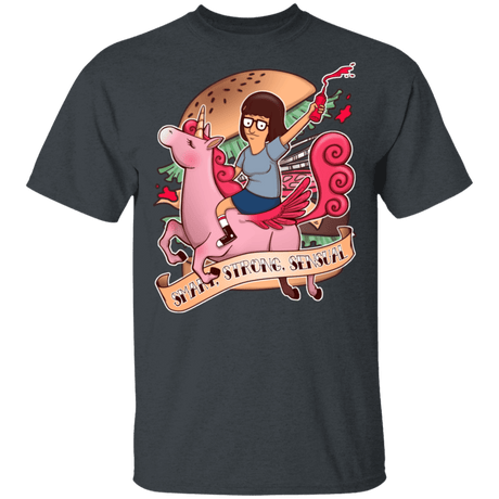 T-Shirts Dark Heather / S Smart Strong Sensual T-Shirt
