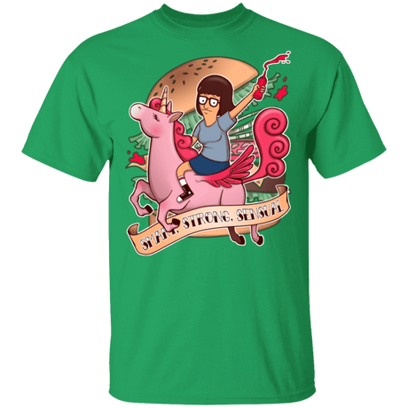 T-Shirts Irish Green / S Smart Strong Sensual T-Shirt