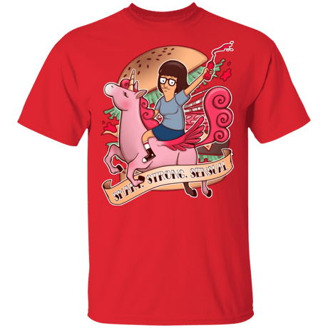 T-Shirts Red / S Smart Strong Sensual T-Shirt