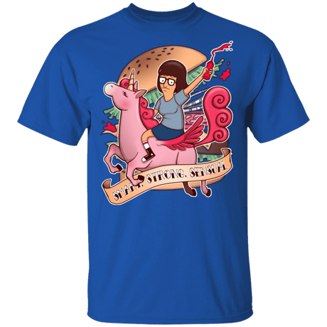 T-Shirts Royal / S Smart Strong Sensual T-Shirt