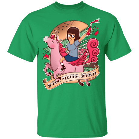 T-Shirts Irish Green / YXS Smart Strong Sensual Youth T-Shirt
