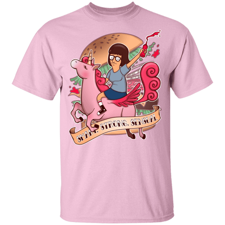 T-Shirts Light Pink / YXS Smart Strong Sensual Youth T-Shirt