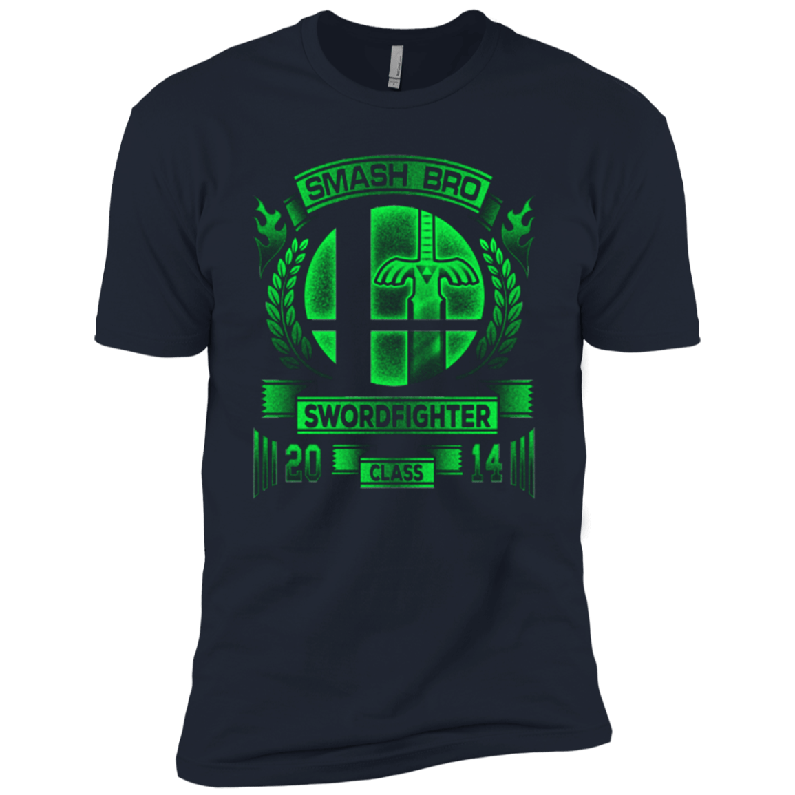 T-Shirts Midnight Navy / YXS Smash bros Swordfighter Boys Premium T-Shirt