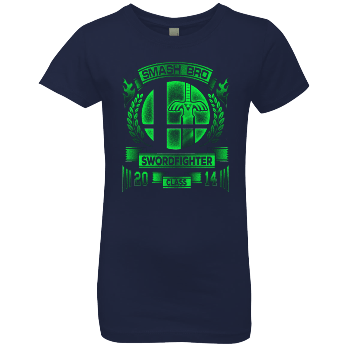 T-Shirts Midnight Navy / YXS Smash bros Swordfighter Girls Premium T-Shirt