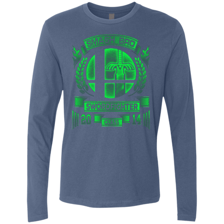 T-Shirts Indigo / Small Smash bros Swordfighter Men's Premium Long Sleeve