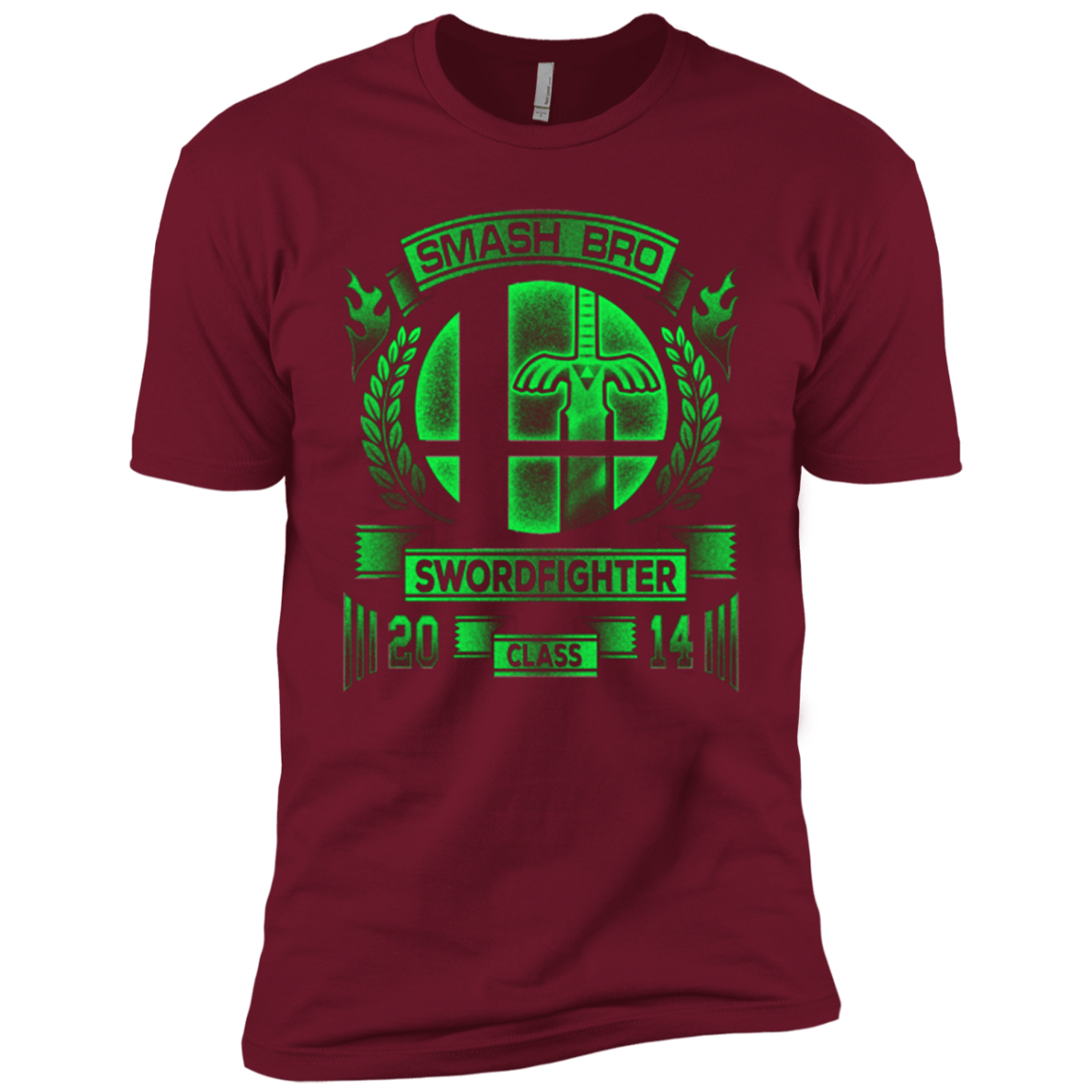 T-Shirts Cardinal / X-Small Smash bros Swordfighter Men's Premium T-Shirt