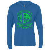T-Shirts Vintage Royal / X-Small Smash bros Swordfighter Triblend Long Sleeve Hoodie Tee