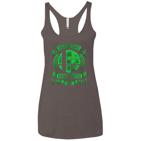 T-Shirts Macchiato / X-Small Smash bros Swordfighter Women's Triblend Racerback Tank