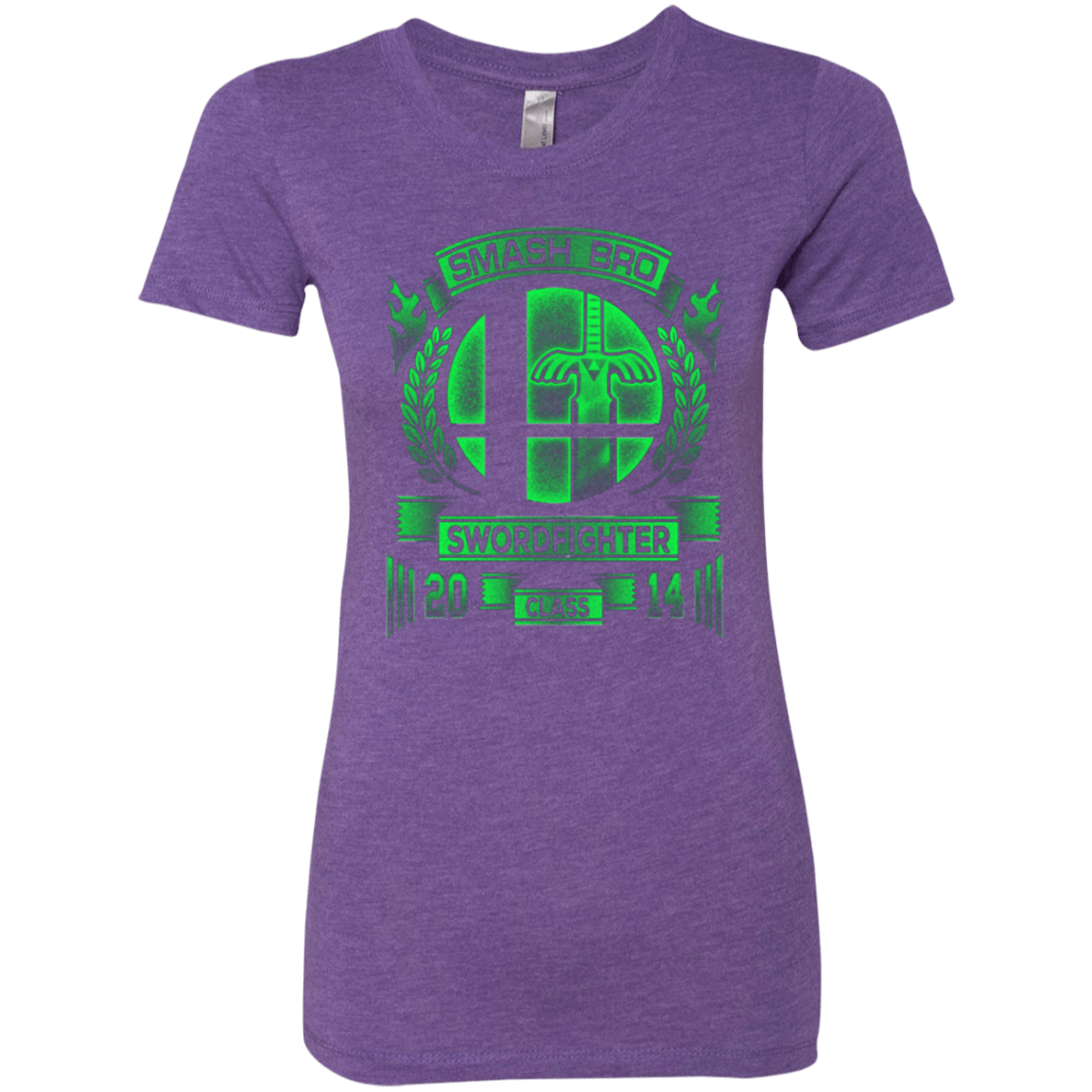 T-Shirts Purple Rush / Small Smash bros Swordfighter Women's Triblend T-Shirt