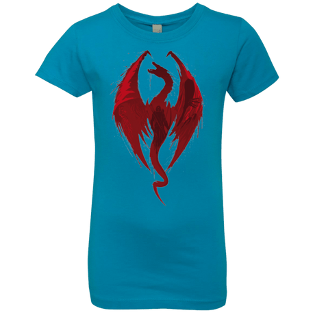 T-Shirts Turquoise / YXS Smaug's Bane Girls Premium T-Shirt