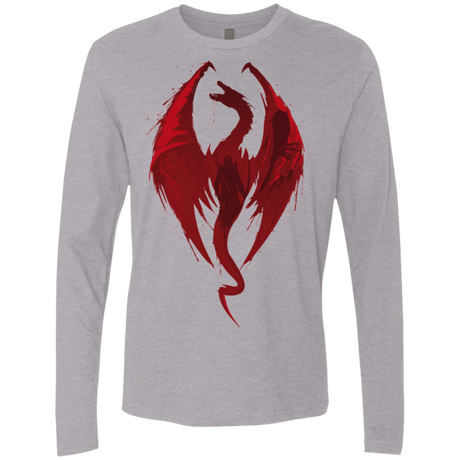 T-Shirts Heather Grey / Small Smaug's Bane Men's Premium Long Sleeve