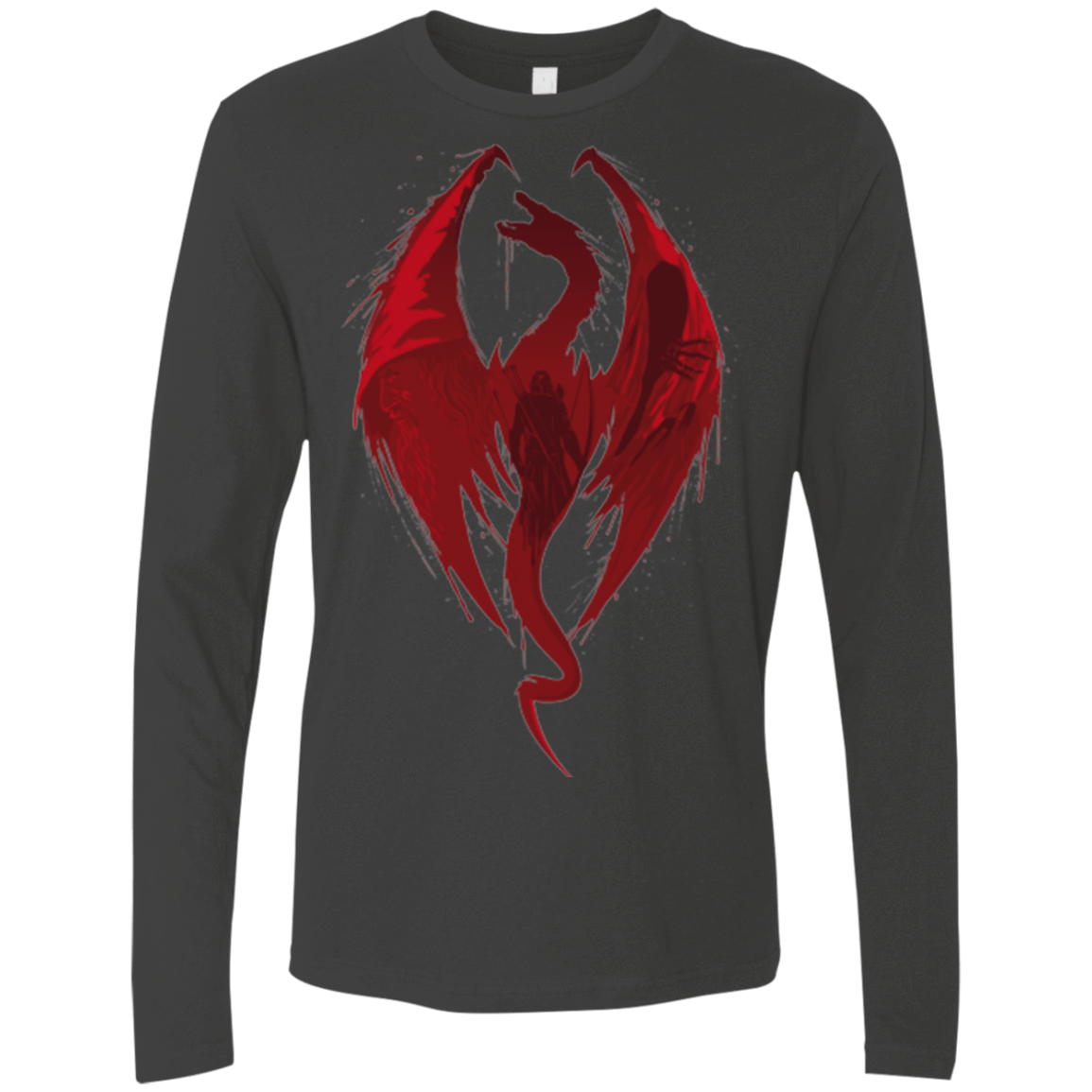 T-Shirts Heavy Metal / Small Smaug's Bane Men's Premium Long Sleeve