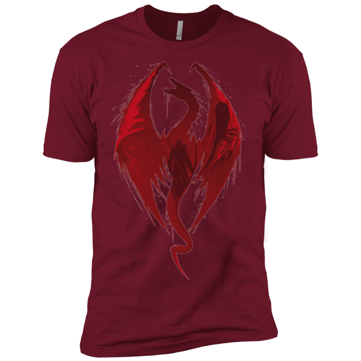 T-Shirts Cardinal / X-Small Smaug's Bane Men's Premium T-Shirt