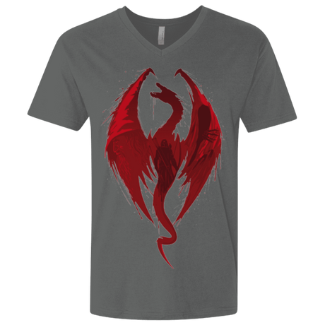 T-Shirts Heavy Metal / X-Small Smaug's Bane Men's Premium V-Neck