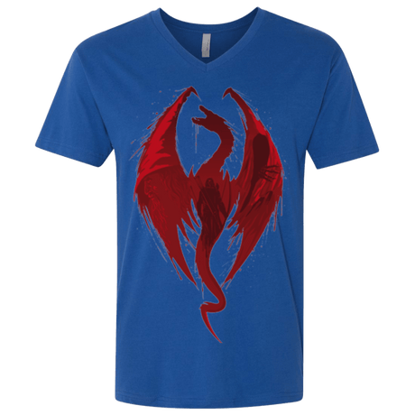 T-Shirts Royal / X-Small Smaug's Bane Men's Premium V-Neck