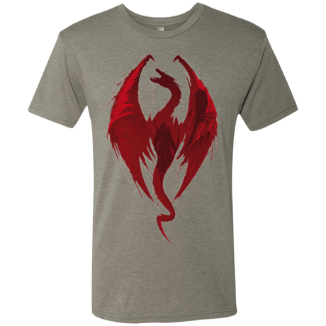 T-Shirts Venetian Grey / Small Smaug's Bane Men's Triblend T-Shirt