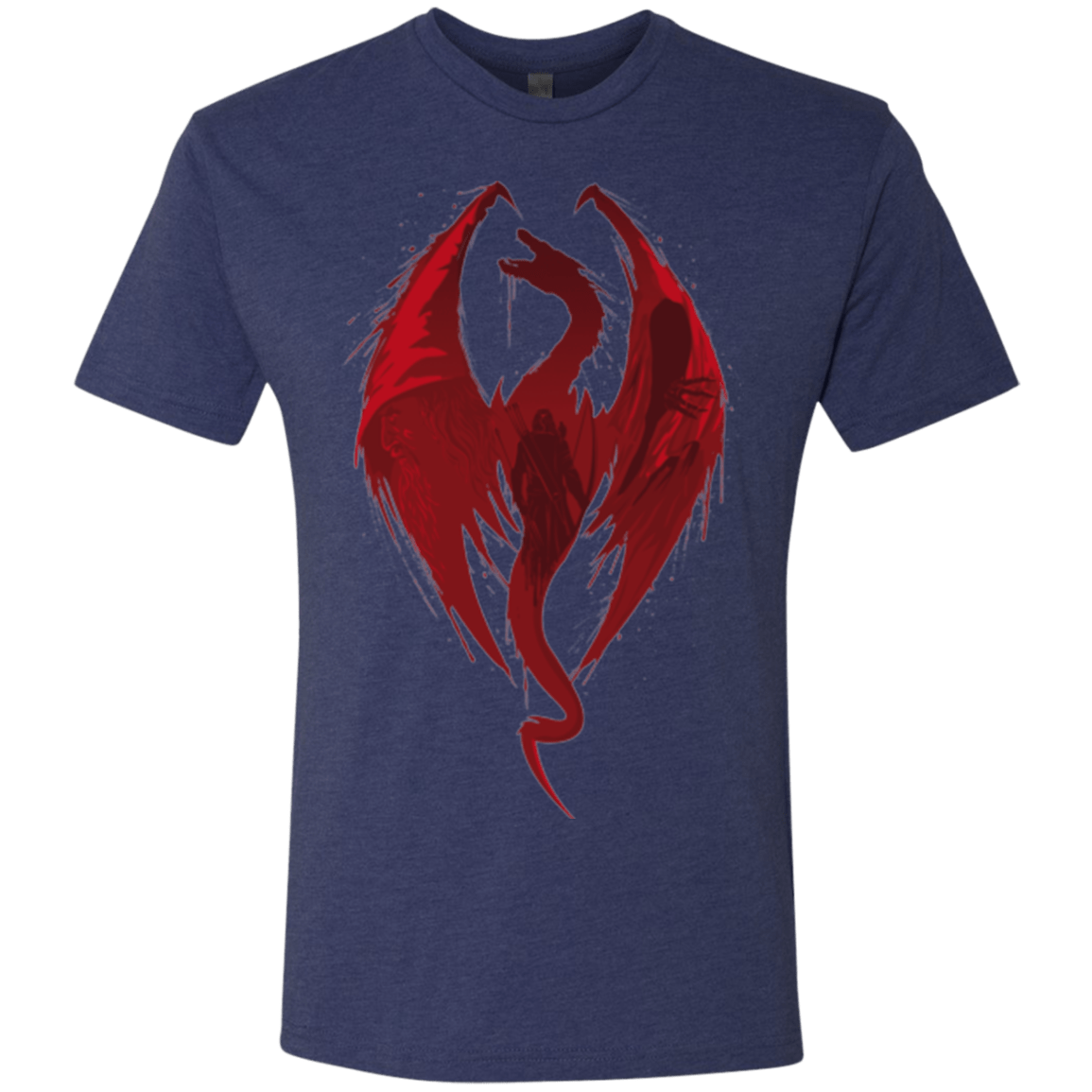 T-Shirts Vintage Navy / Small Smaug's Bane Men's Triblend T-Shirt